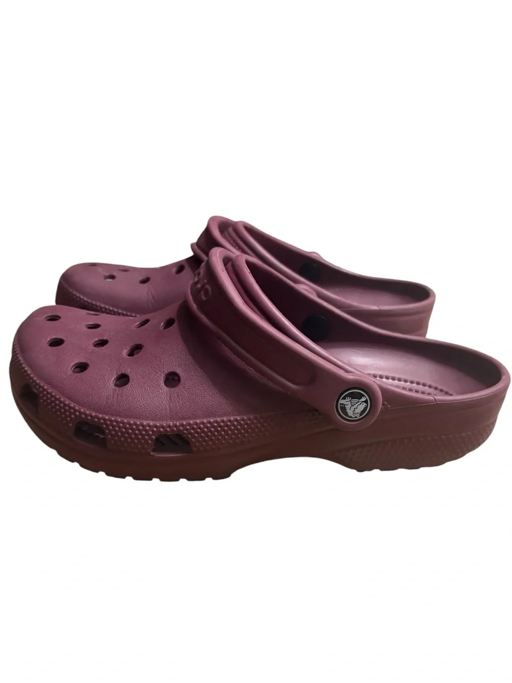 CROCS Comfortable Slip-onClogs in Deep Maroon Size 8 -- PERFECT FOR FALL!!!!